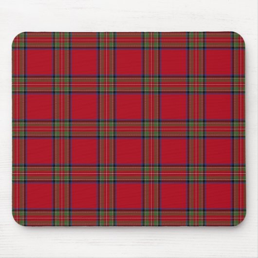 Tapis De Souris Mousepad dans la conception royale de tartan de (Devant)