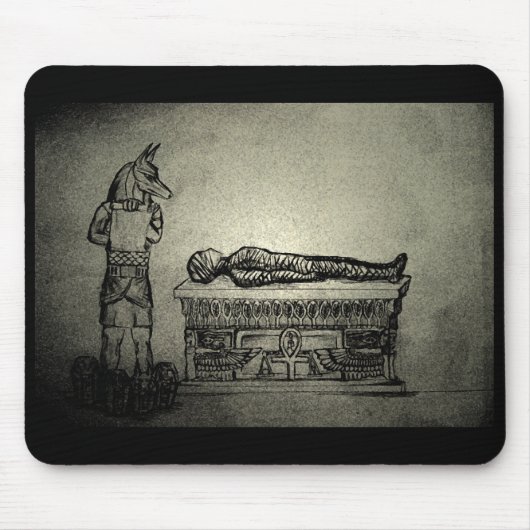 Tapis De Souris Mousepad d'Anubis et de maman (Devant)