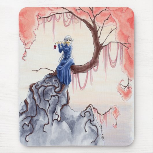 Tapis De Souris Mousepad d'arbre de chanson (Devant)