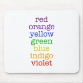 Tapis De Souris mousepad d'arc-en-ciel (Devant)