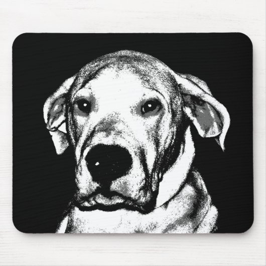Tapis De Souris Mousepad d'argentino de Dogo (Devant)