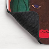 Tapis De Souris Mousepad d'art coloré afro-américain (Coin)
