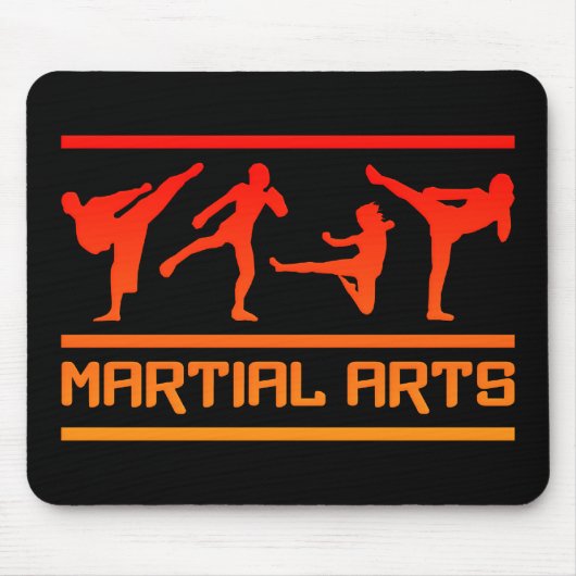 Tapis De Souris Mousepad d'arts martiaux (Devant)