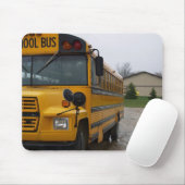 Tapis De Souris mousepad d'autobus scolaire (Avec souris)