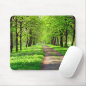 Tapis De Souris mousepad d'avenue de printemps (Avec souris)