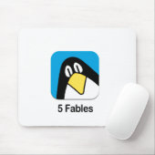 Tapis De Souris Mousepad de "5 fables fabuleuses d'affaires" (Avec souris)