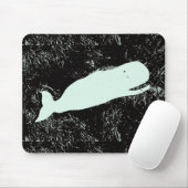 Tapis De Souris mousepad de baleine blanche (Avec souris)