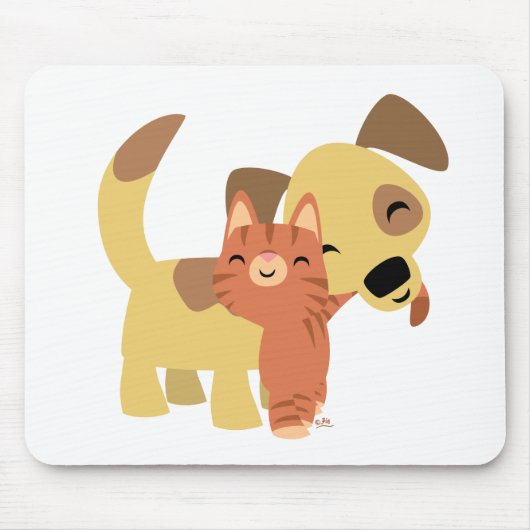 Tapis De Souris Mousepad de bande dessinée de Kitty et de (Devant)