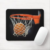 Tapis De Souris Mousepad de basket (Avec souris)