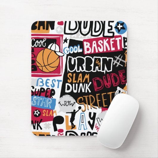 Tapis De Souris Mousepad de basket (Avec souris)