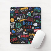 Tapis De Souris Mousepad de basket (Avec souris)
