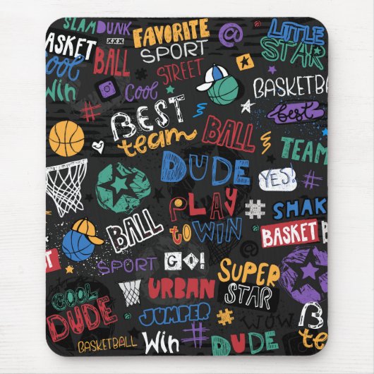 Tapis De Souris Mousepad de basket (Devant)