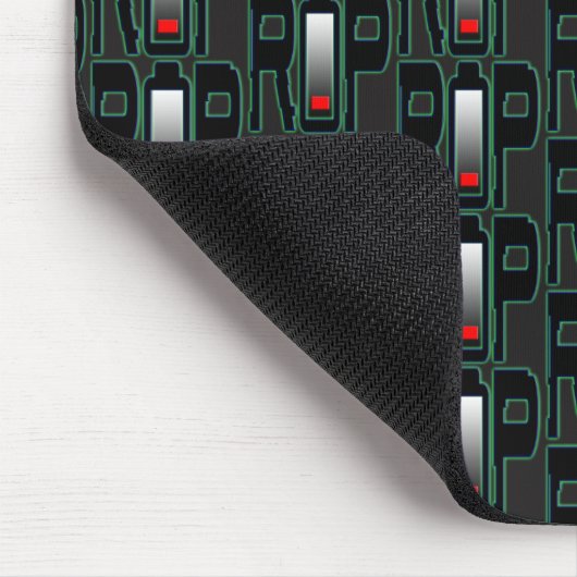 Tapis De Souris Mousepad de batterie RIP (Coin)