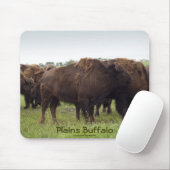 Tapis De Souris Mousepad de bison des plaines américaines (Avec souris)