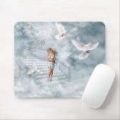 Tapis De Souris Mousepad de bleu d'ange (Avec souris)
