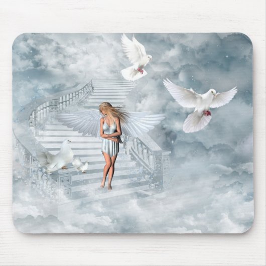 Tapis De Souris Mousepad de bleu d'ange (Devant)