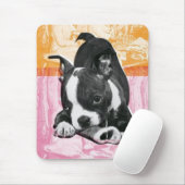Tapis De Souris Mousepad de Boston Terrier (Avec souris)