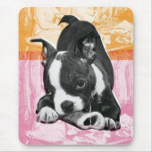 Tapis De Souris Mousepad de Boston Terrier (Devant)