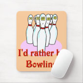 Tapis De Souris mousepad de bowling (Avec souris)