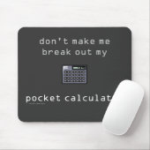 Tapis De Souris mousepad de calculette (Avec souris)