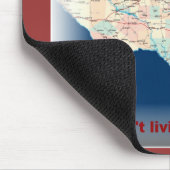 Tapis De Souris mousepad de carte du Texas (Coin)