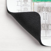 Tapis De Souris Mousepad de CENTENNIAL de GRINNELL (Coin)