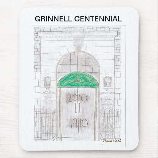 Tapis De Souris Mousepad de CENTENNIAL de GRINNELL (Devant)