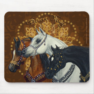 Tapis De Souris Mousepad de chevaux des Rois Arabian de désert