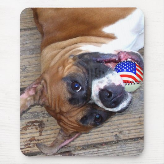 Tapis De Souris Mousepad de chien de boxeur (Devant)