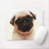 Tapis De Souris Mousepad de chiot de carlin (Avec souris)
