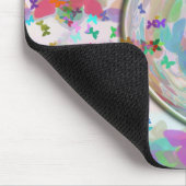 Tapis De Souris Mousepad de coeur et de papillon (Coin)
