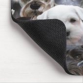 Tapis De Souris Mousepad de collage de Schnauzer (Coin)