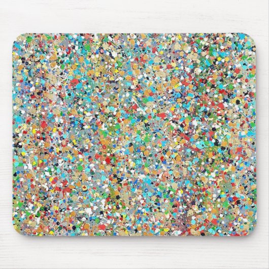 Tapis De Souris Mousepad de Confetti (Devant)