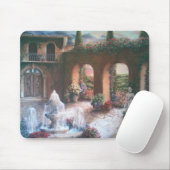 Tapis De Souris Mousepad de cour de Fountained (Avec souris)