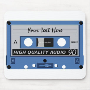 Tapis De Souris Mousepad de coutume d'enregistreur à cassettes