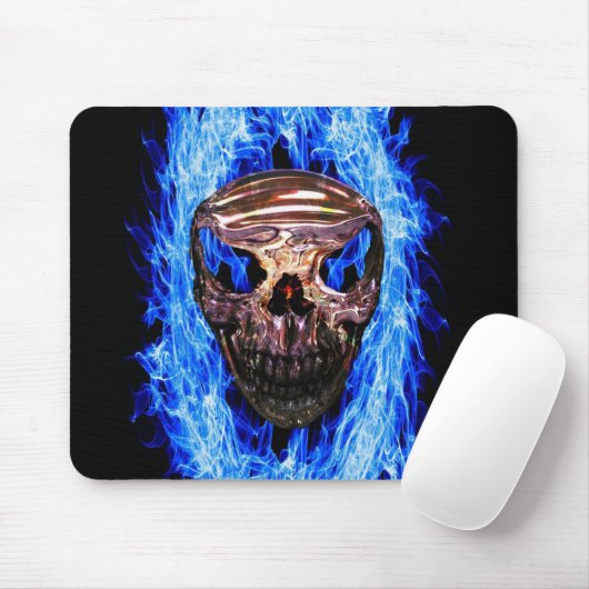 Tapis De Souris Mousepad de crâne (Avec souris)