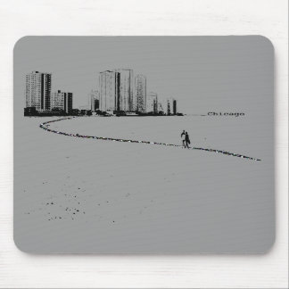 Tapis De Souris Mousepad de cru d'amants de Chicago