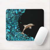 Tapis De Souris Mousepad de dauphin et de Paua Shell (Avec souris)