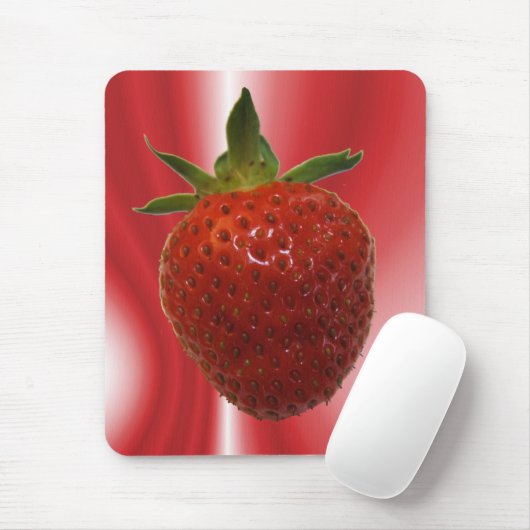 Tapis De Souris Mousepad de ~ de fraise (Avec souris)
