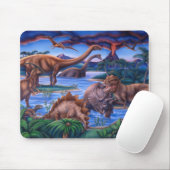 Tapis De Souris Mousepad de dinosaures (Avec souris)