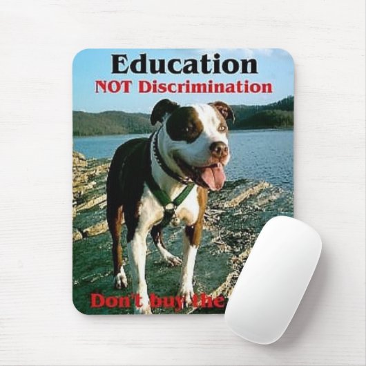 Tapis De Souris Mousepad de discrimination d'éducation pas (Avec souris)