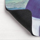 Tapis De Souris mousepad de dôme de santorini (Coin)