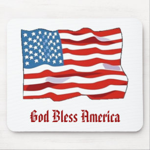 Tapis De Souris Mousepad de drapeau américain