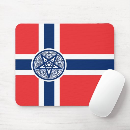 Tapis De Souris Mousepad de drapeau de Dimmu Borgir (Avec souris)