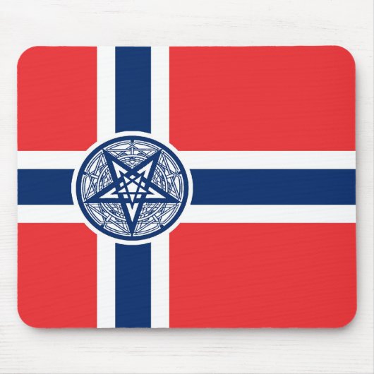 Tapis De Souris Mousepad de drapeau de Dimmu Borgir (Devant)