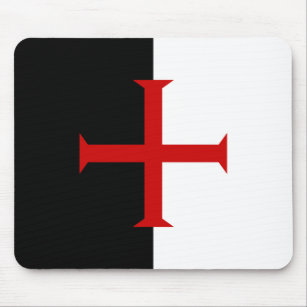 Tapis De Souris Mousepad de drapeau de Templar