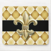 Tapis De Souris Mousepad de Fleur de Lis (Devant)