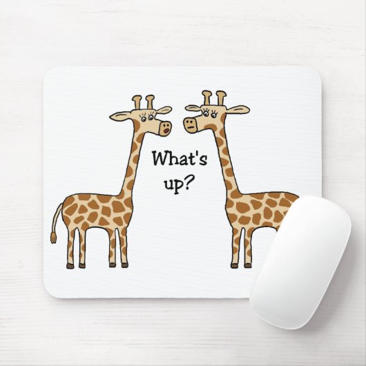 Tapis De Souris Mousepad de girafe (Avec souris)