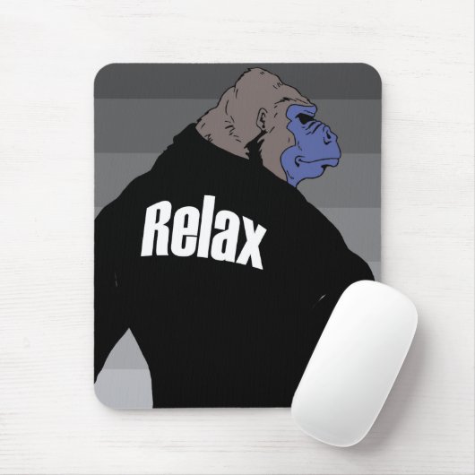 Tapis De Souris Mousepad de gorille (Avec souris)