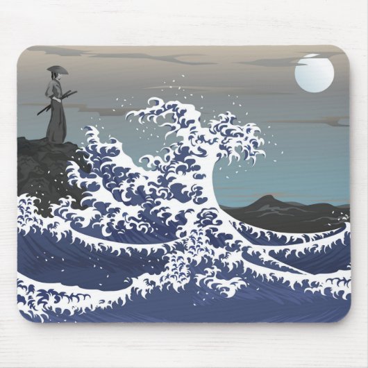 Tapis De Souris "Mousepad de la vague" (Devant)
